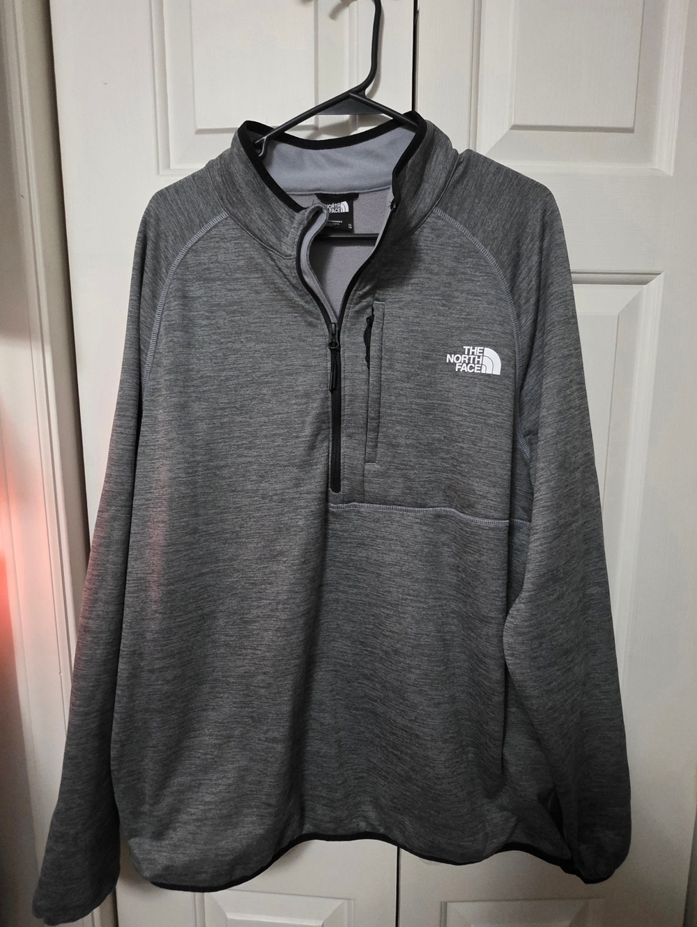 The North Face Canyonlands 1/2 Zip Fleece pullover jacket Size XL Gray - Picture 1 of 9